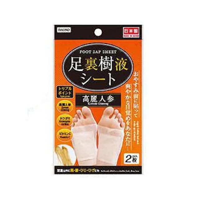 Foot Sap Sheet Korean Ginseng