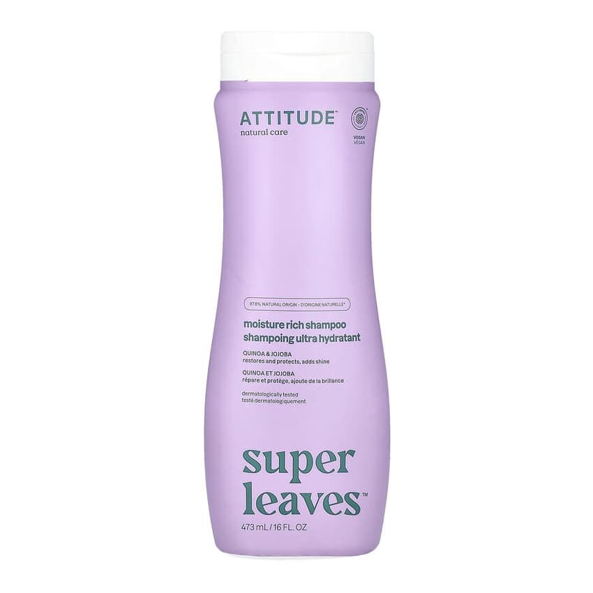Super Leaves™, Moisture Rich Shampoo, Quinoa & Jojoba