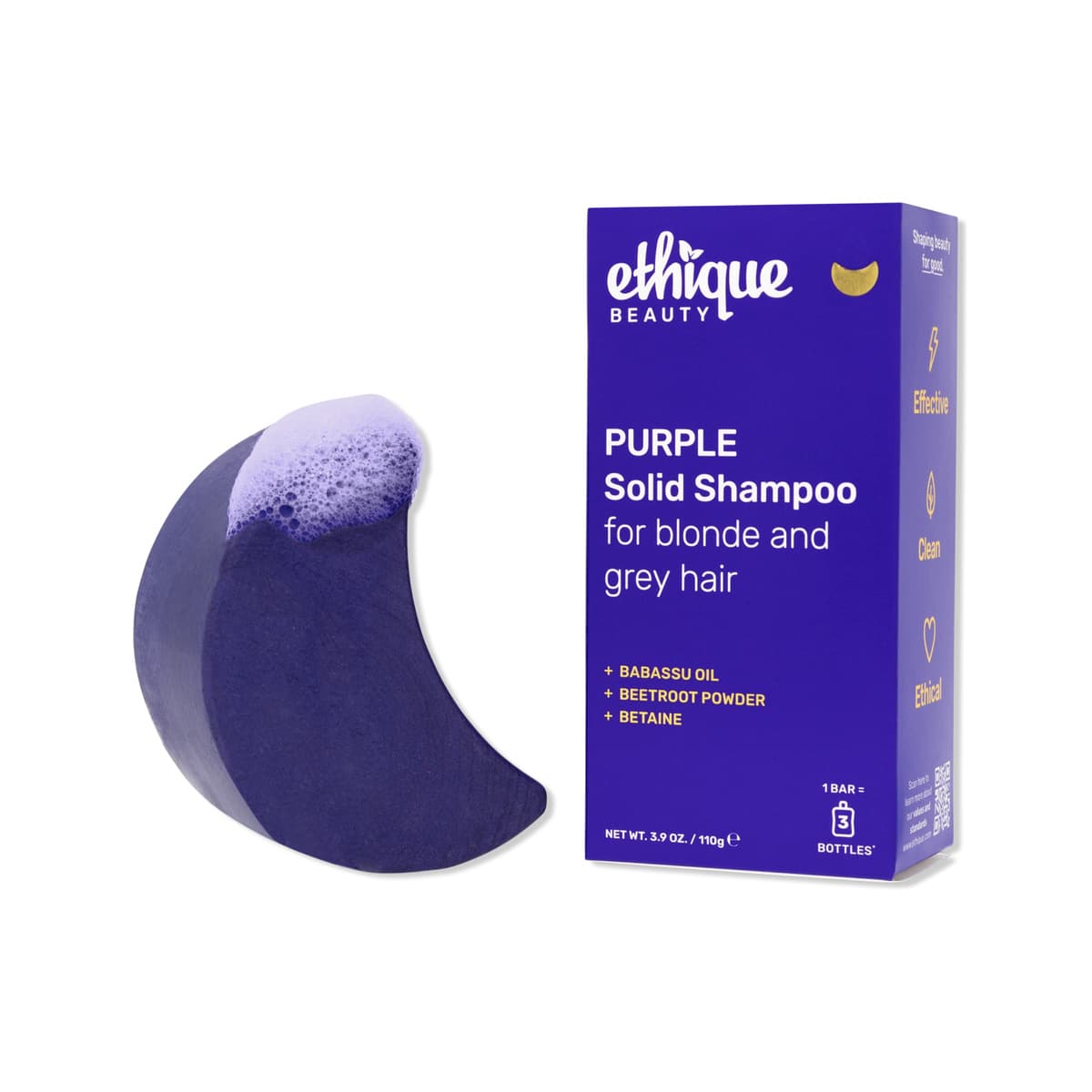 Purple Solid Shampoo Bar