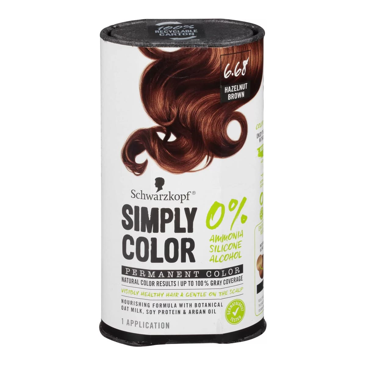 Simply Color Permanent Hair Color - 6.68 Hazelnut Brown