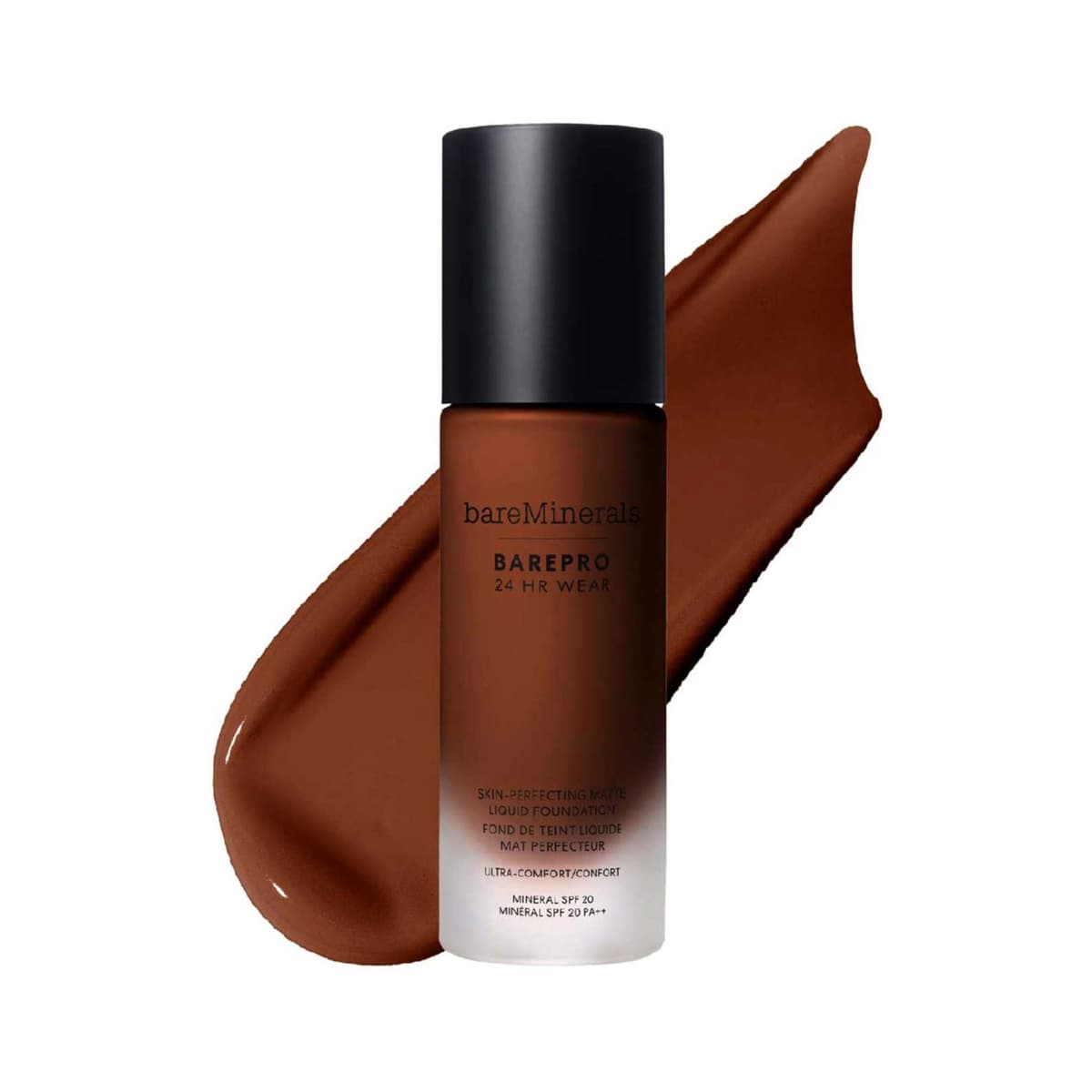 Barepro 24hr Matte Comfort Liquid Foundation Mineral SPF20, deep 61 cool