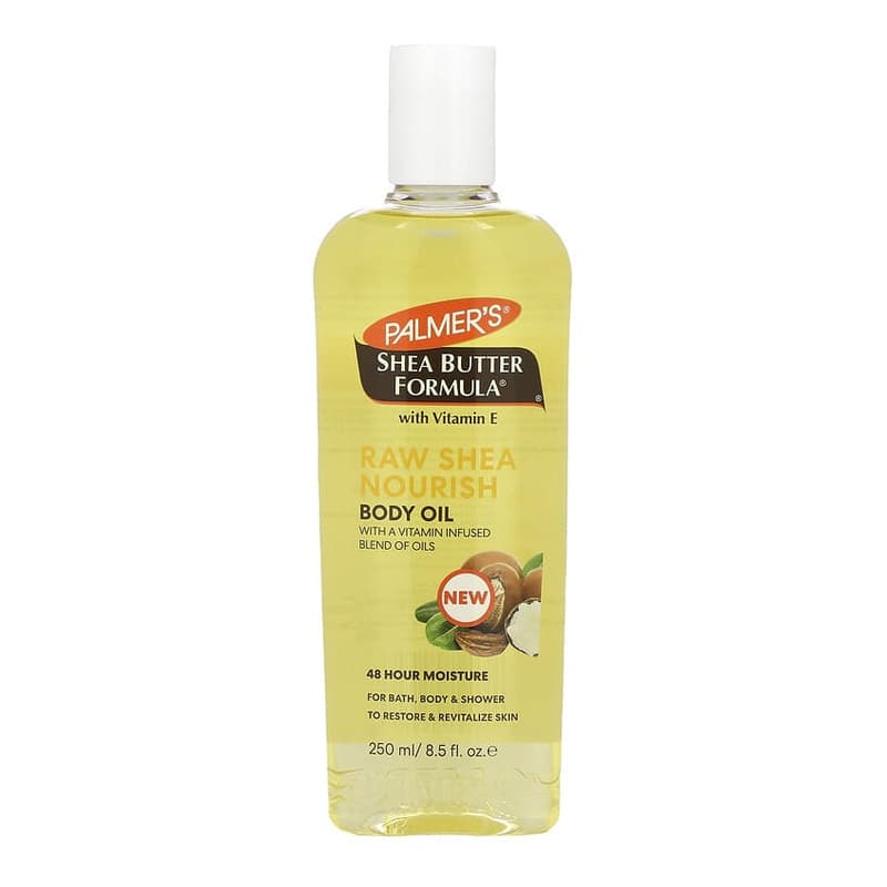 Shea Butter Formula with Vitamin E, Raw Shea Nourish Body Oil