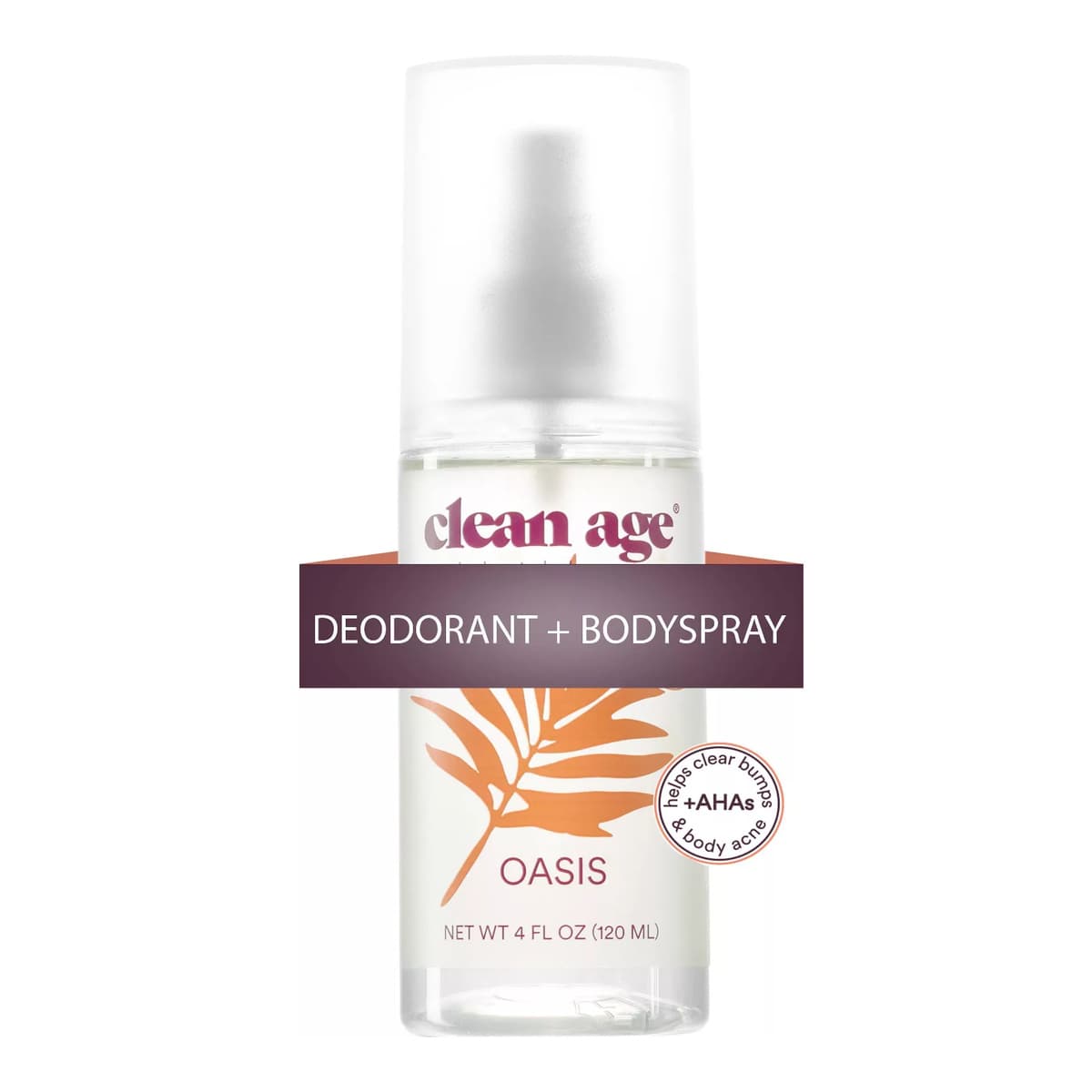 Oasis AHA Deodorant + Body Spray for Teens