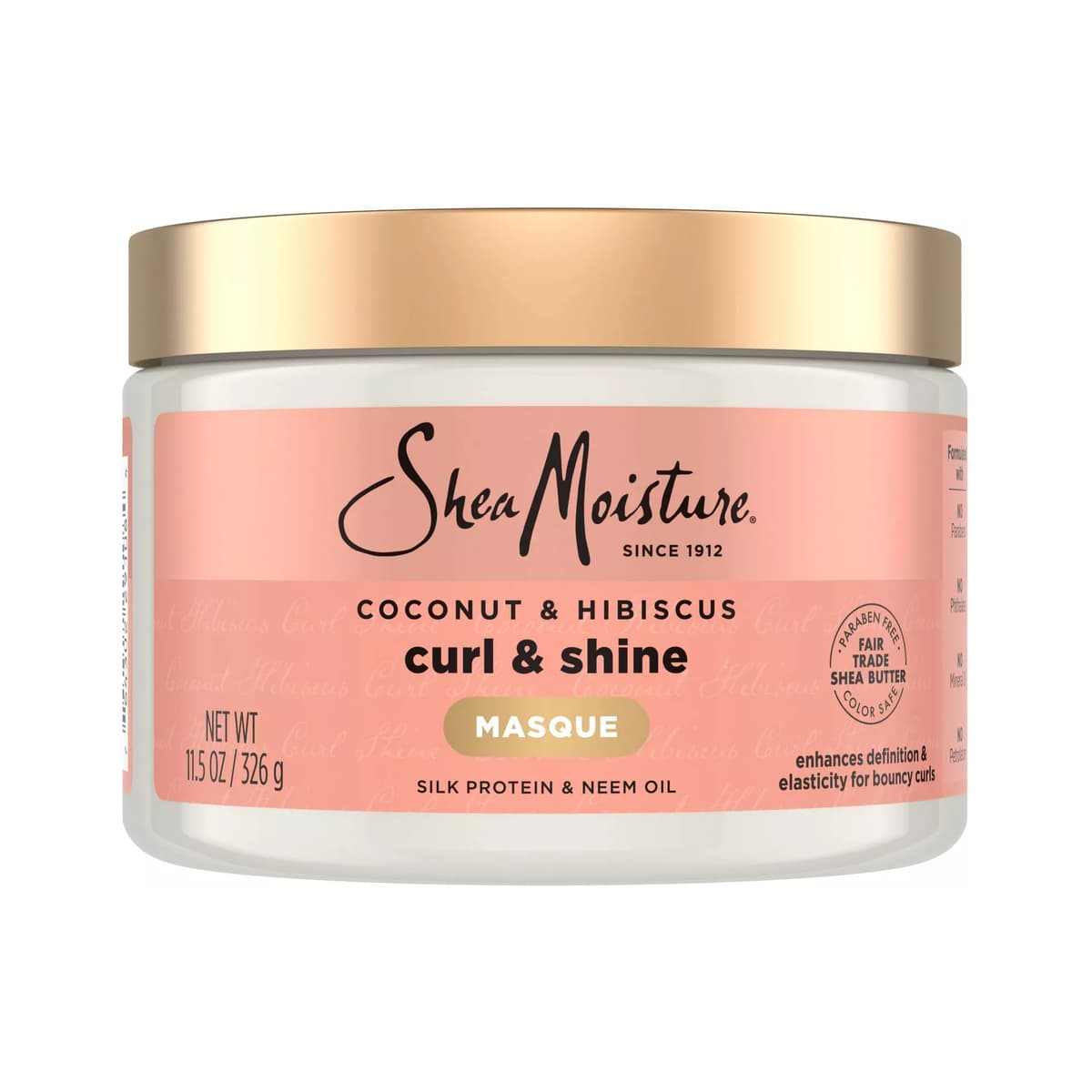 Coconut & Hibiscus Curl & Shine Hair Mask For Naturally Curly Hair