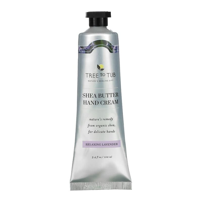 Shea Butter Moisturizing Hand Cream Lotion, Non-Greasy, Hydrating for Dry, Cracked Hands, Lavender