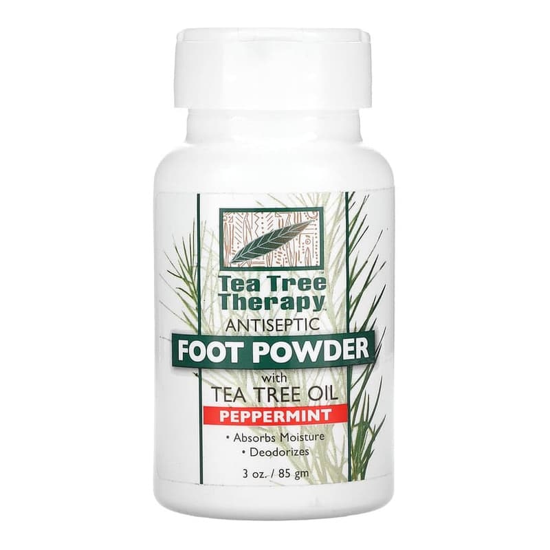 Foot Powder, With Tea Tree Oil, Peppermint
