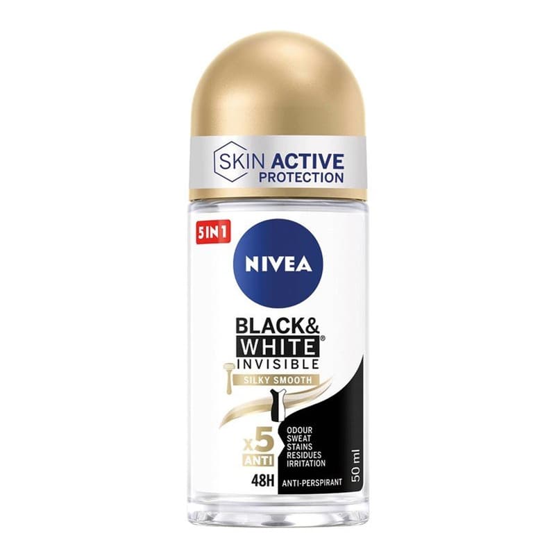 Black & White Invisible Silky Smooth Roll-On
