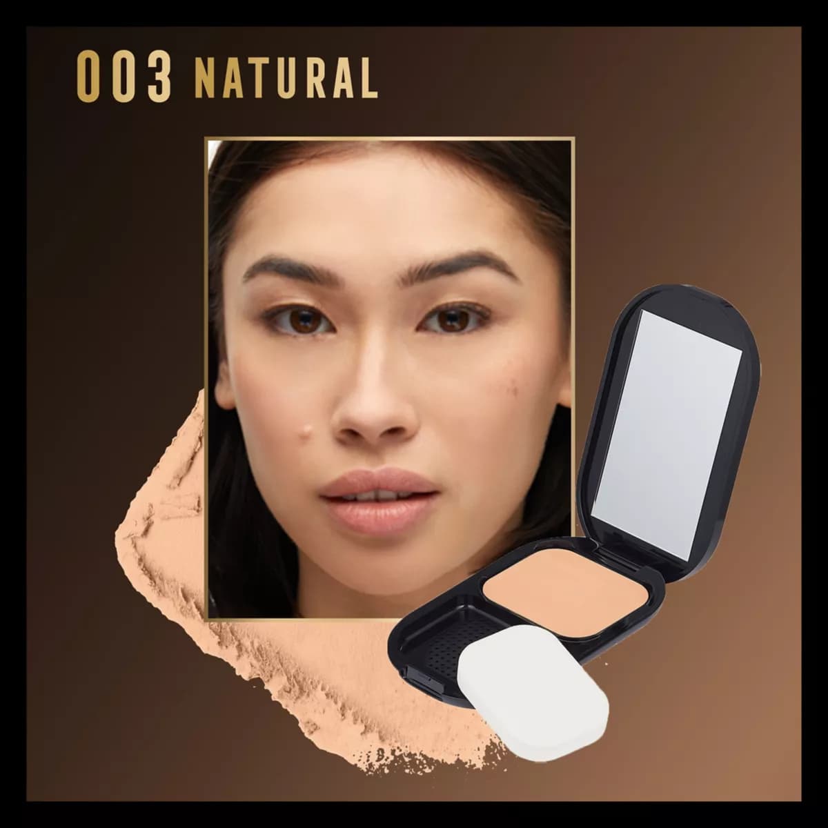 Facefinity Compact SPF 20 Matte Powder Foundation, natural rose 003