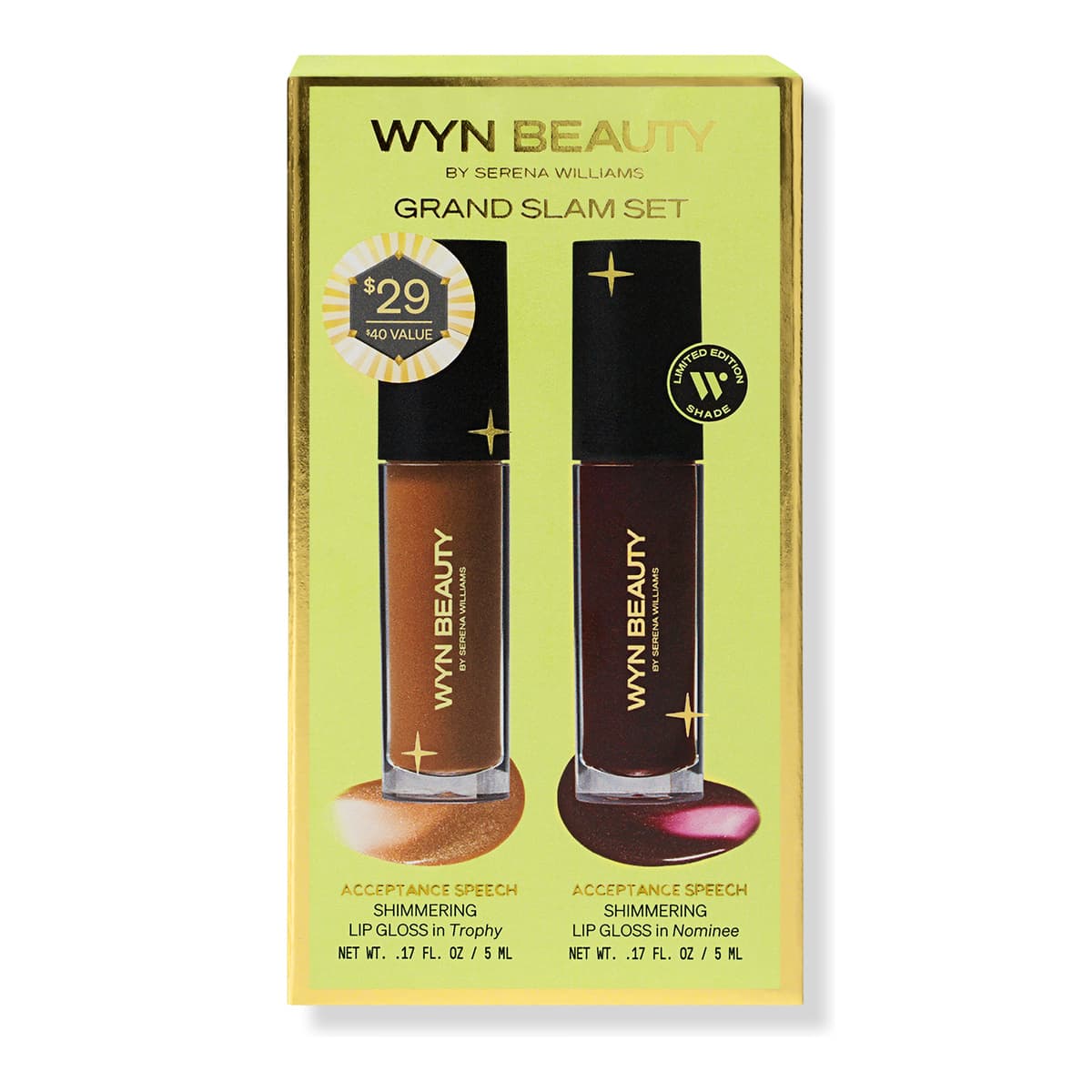 Grand Slam Lip Gloss Duo Set