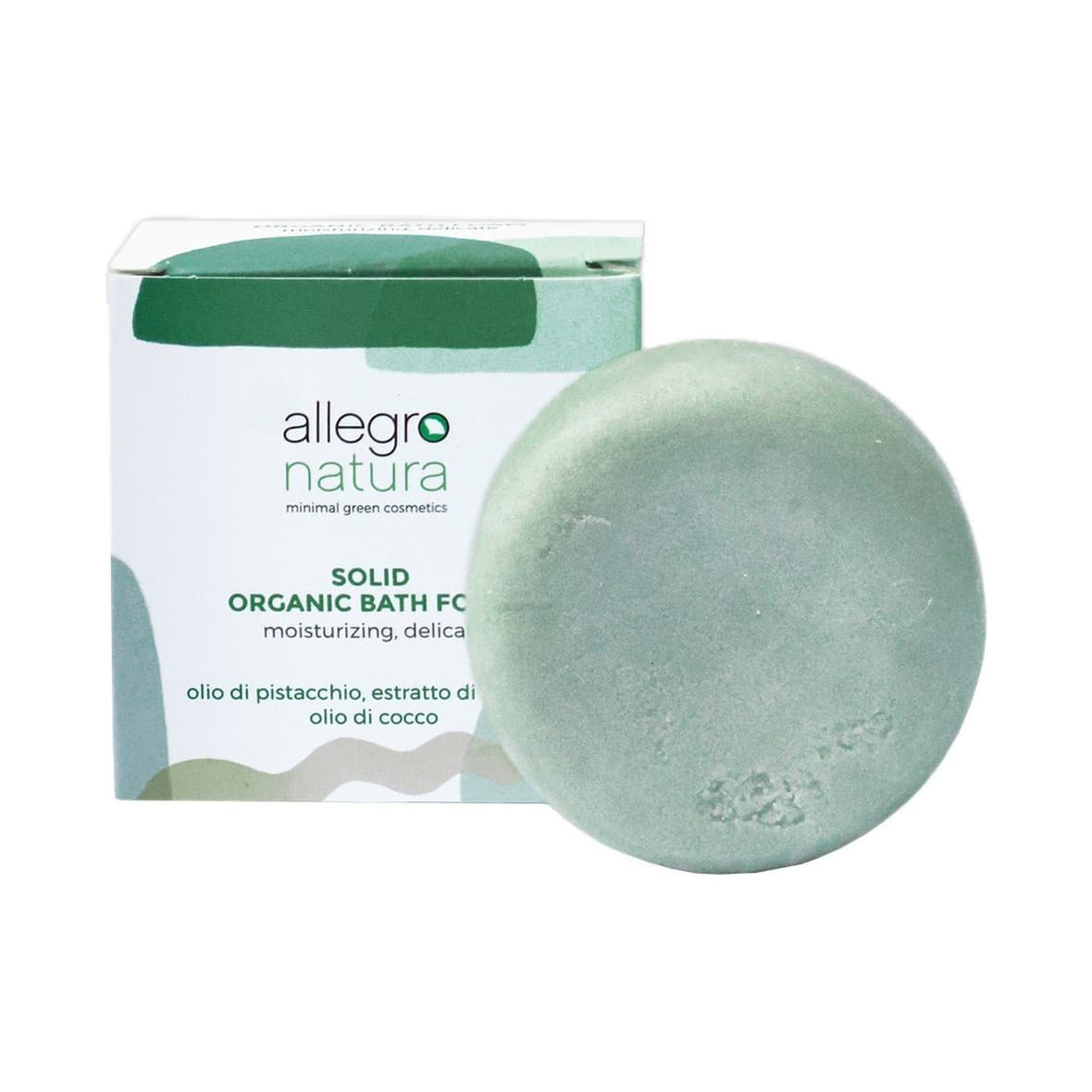 Solid Organic Bath Foam
