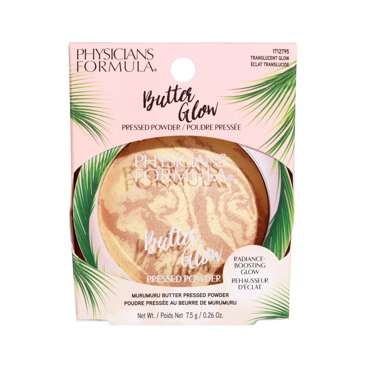 Murumuru Butter Glow Pressed Powder, Translucent