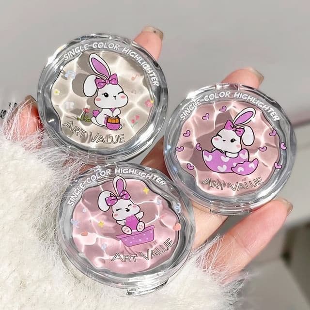 Water Ripple Pink Bunny Highlighter, #3# Cherry Blossom