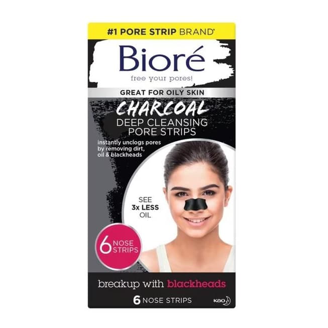 Bioré Charcoal Pore Strips 6pct