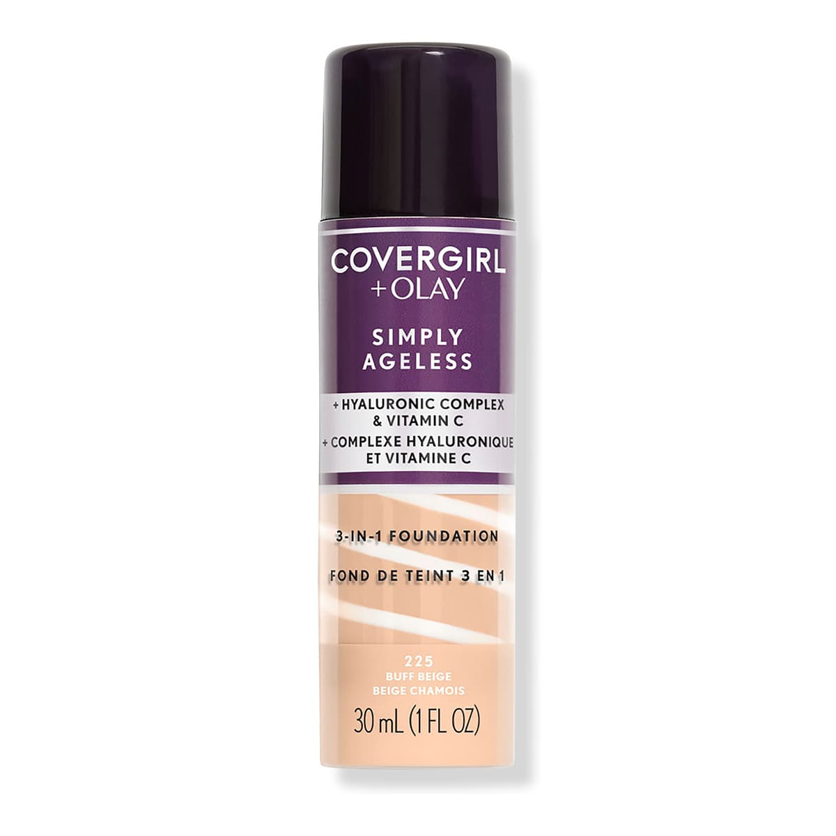 Olay Simply Ageless 3-in-1 Liquid Foundation, Buff Beige