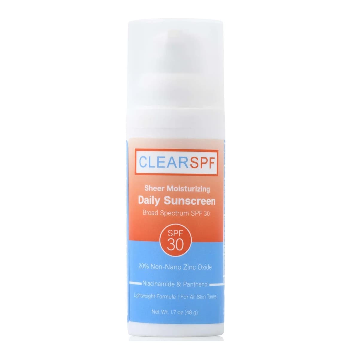 ClearSPF Sheer Moisturizing Daily Sunscreen