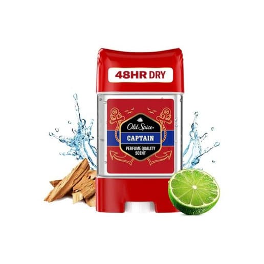 Captain Antiperspirant & Deodorant Clear Gel for Men