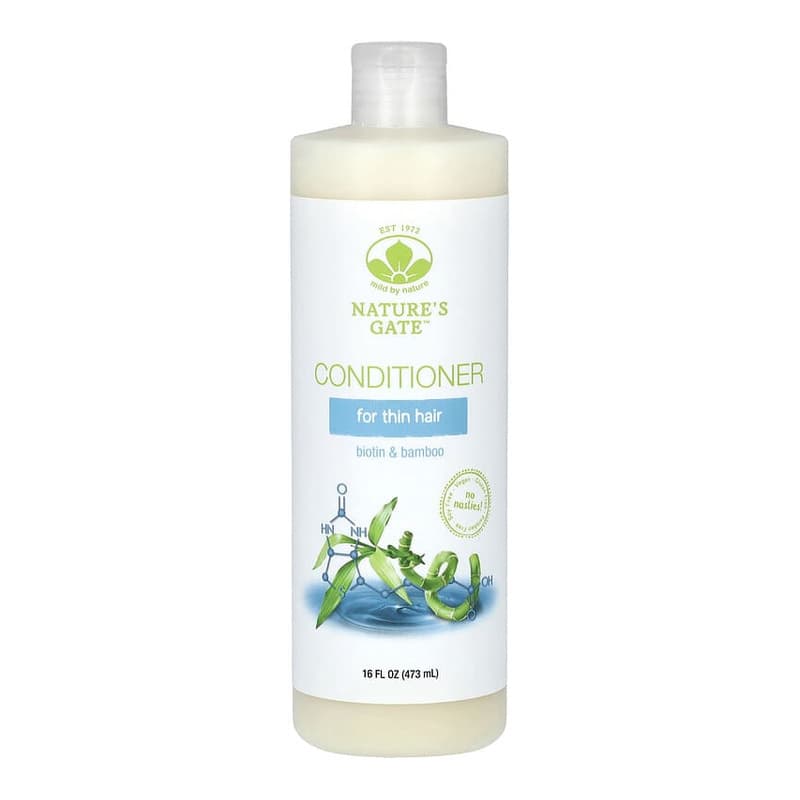 (Nature's Gate), Biotin & Bamboo Conditioner for Thin Hair
