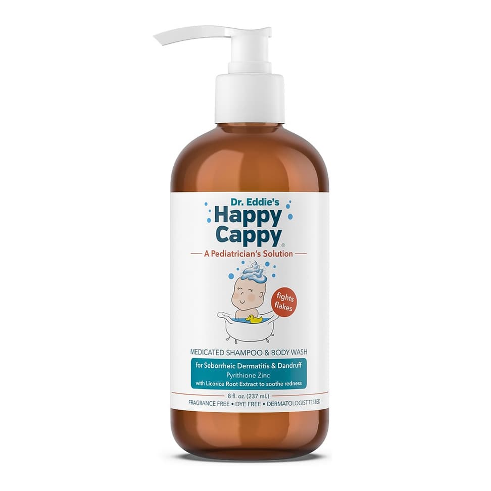 Children's Medicated Shampoo & Body Wash for Seborrheic Dermatitis & Dandruff Fragrance Free