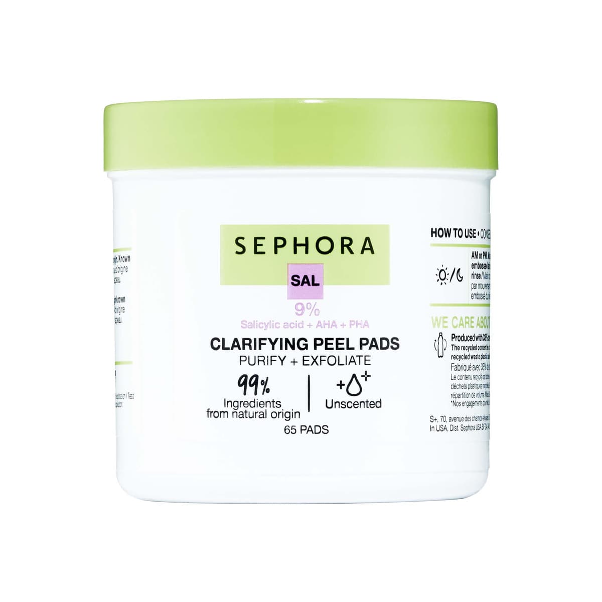 Clarifying Peel Pads with Salicylic Acid