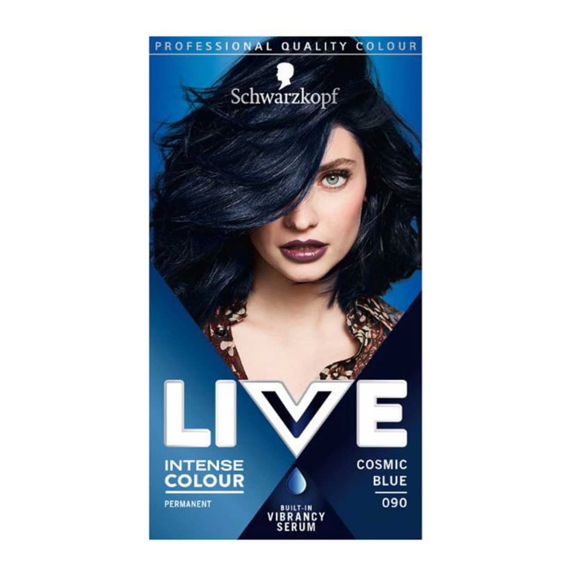 LIVE Cosmic Blue 090 Permanent Hair Dye