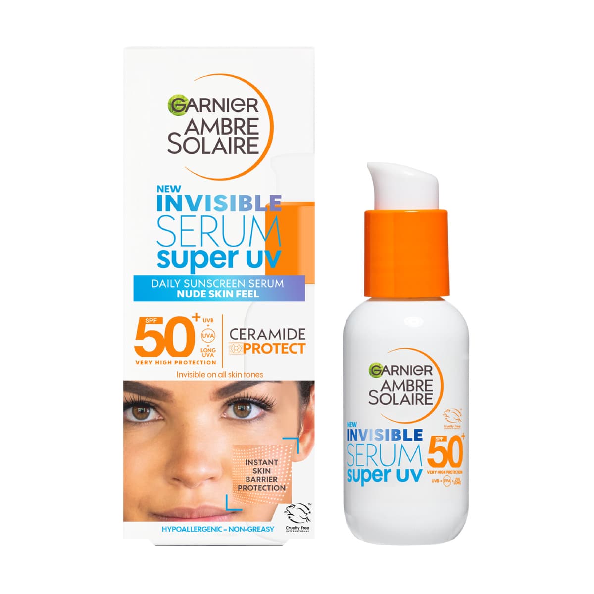 Ambre Solaire SPF 50+ Super UV Invisible Face Serum