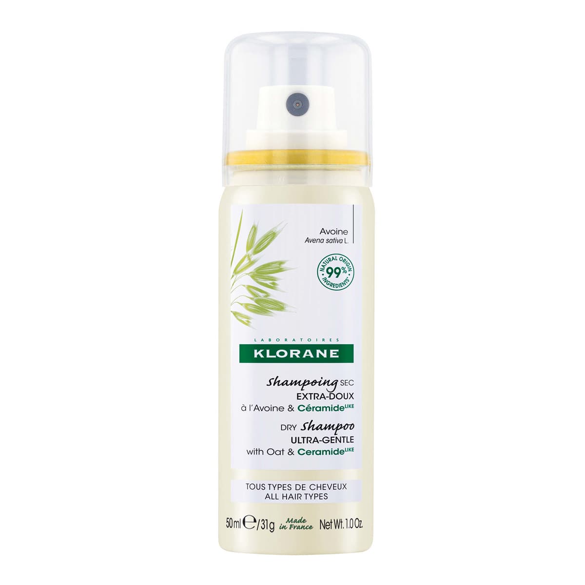 Extra-Gentle Dry Shampoo for All Hair Types with Oat and Ceramide