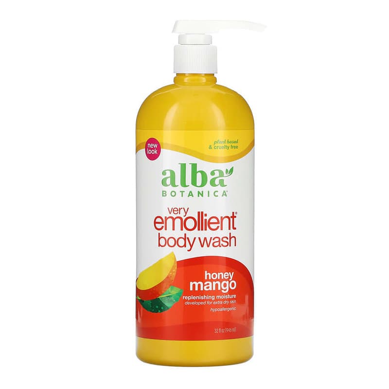 Very Emollient Body Wash, Honey Mango