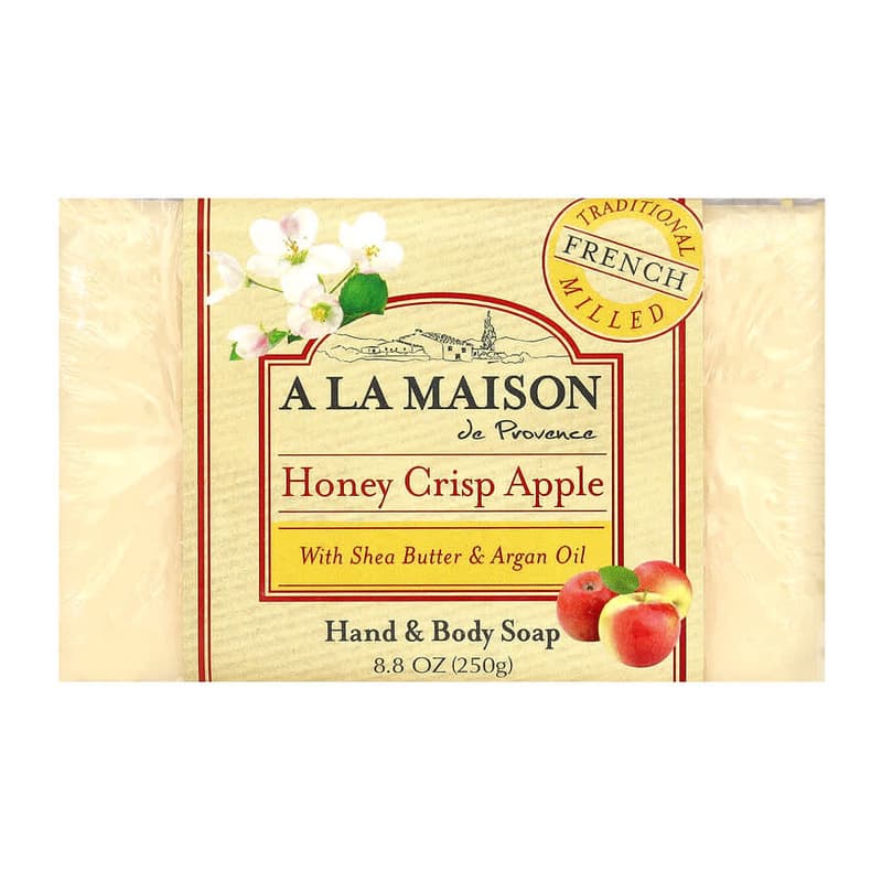Hand & Body Bar Soap, Honey Crisp Apple