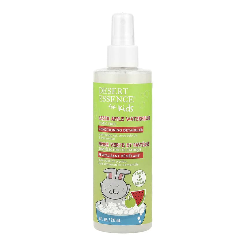 Kids, Conditioning Detangler, Green Apple Watermelon