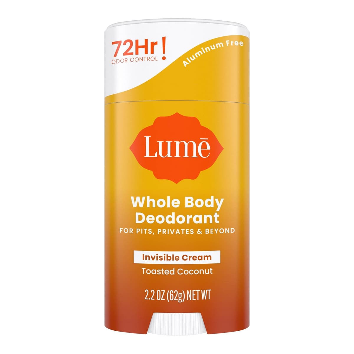 Whole Body Women's Deodorant - Invisible Cream Stick - Aluminum Free - Toasted Coconut Scent