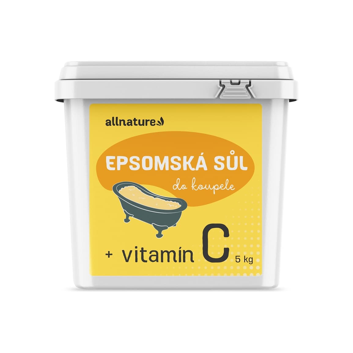 Epsom salt + vitamín C