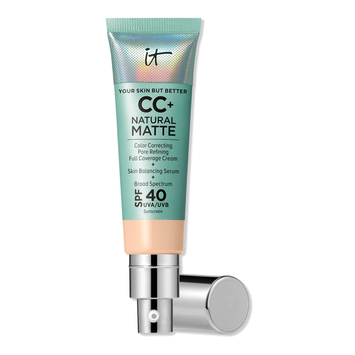 CC+ Cream Natural Matte Foundation with SPF 40, Fair Beige