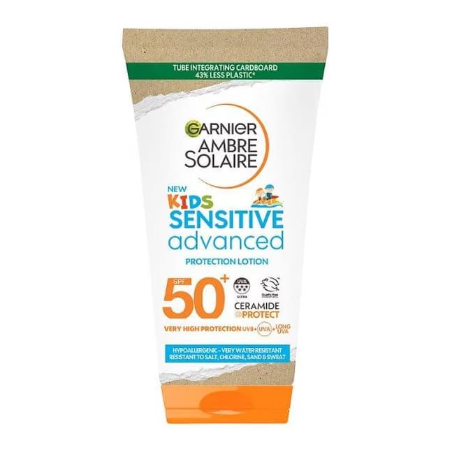 Ambre Solaire Kids Sensitive Sun Cream SPF50+ Travel
