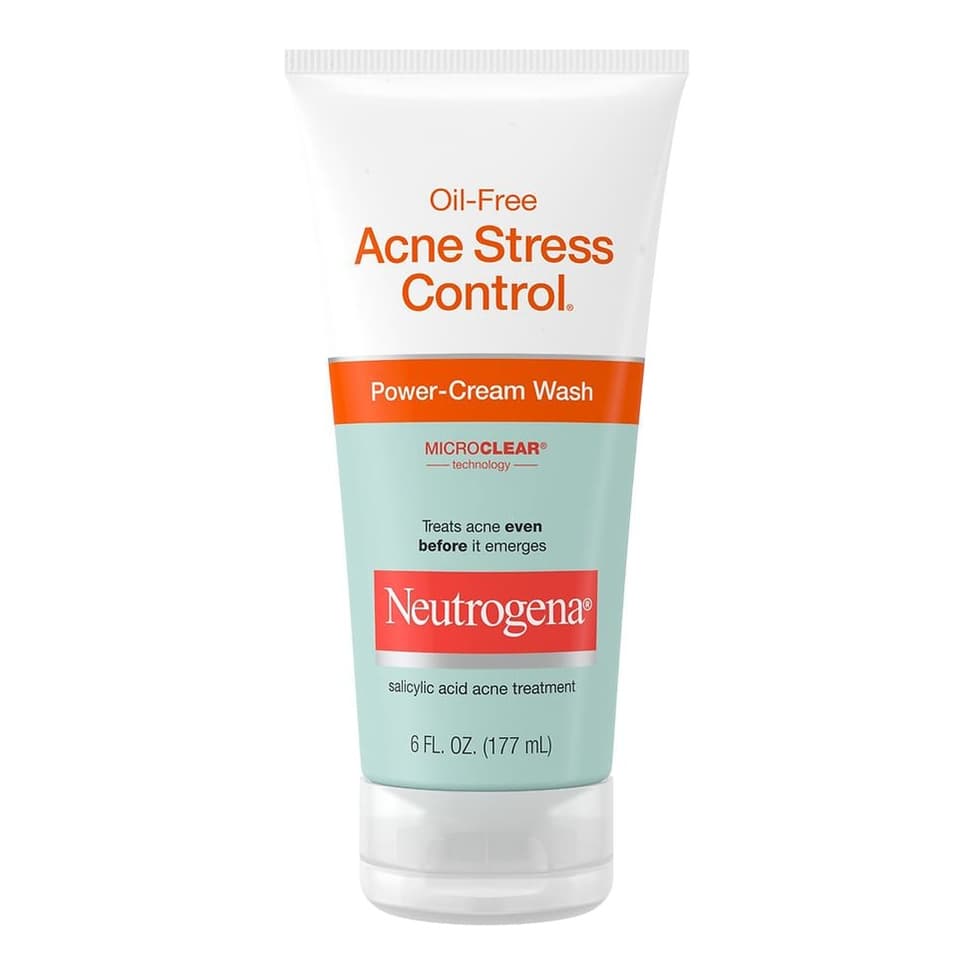 Oil-Free Acne Stress Control Power-Cream Face Wash