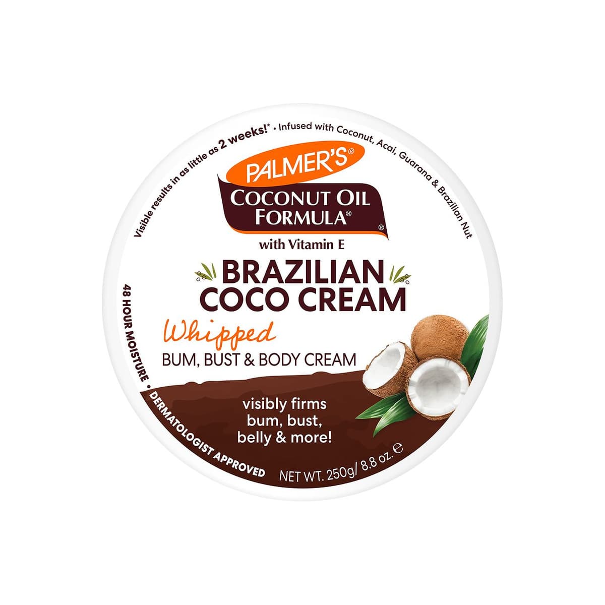Brazilian Coco Whipped Bum, Bust & Body Cream