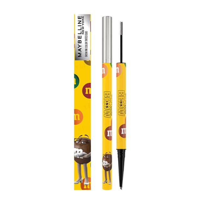 Brow Ink Color Tinted Duo Eyebrow Pencil & Mascara MM35 Cool Ash Brown M&M'S Limited Edition