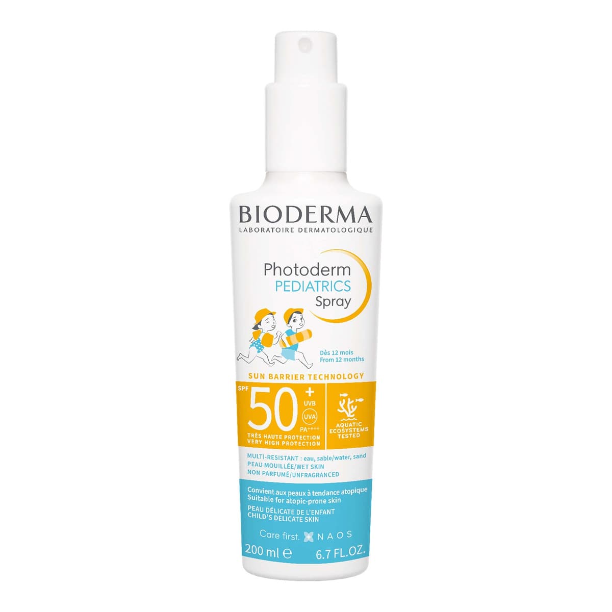 Photoderm Pediatrics Spray SPF 50+ Multi-Resistant Non-Greasy Sunscreen for Children Over 12 Months