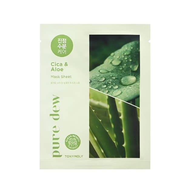 Pure Dew Mask Sheet, Cica & Aloe