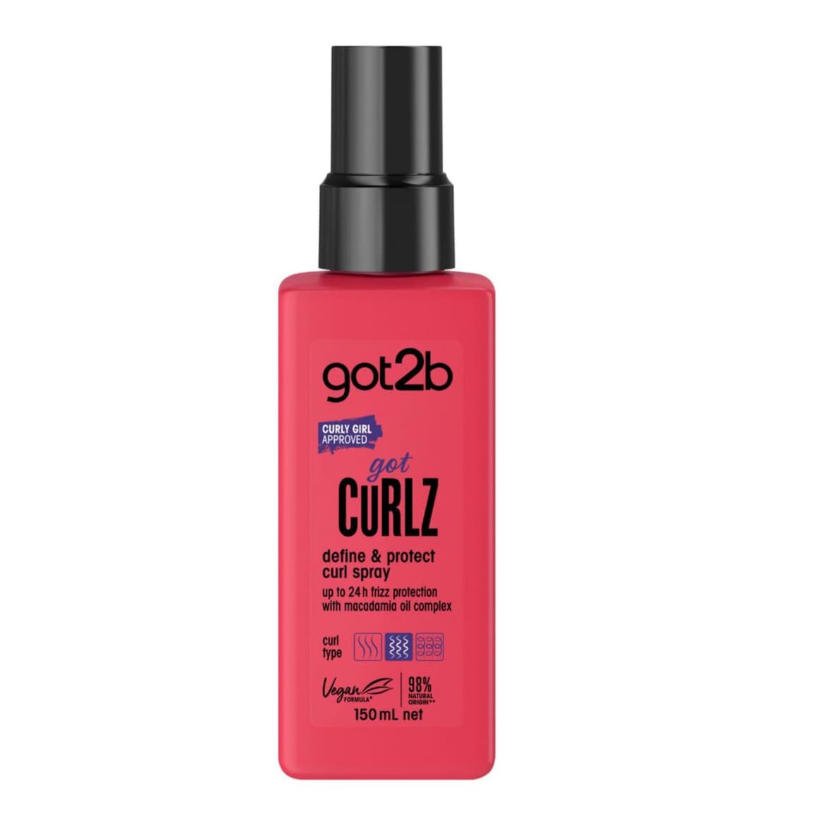 got2b gotCURLZ Define & Protect Curly hair Spray