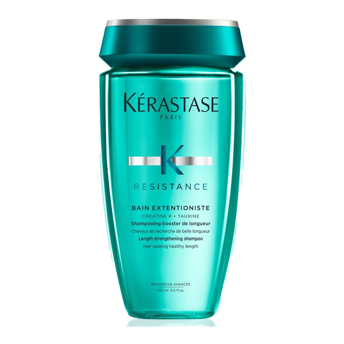 Kérastase Resistance Strengthening Shampoo, Damaged hair seeking healthier length, With Creatine, Bain Extensioniste