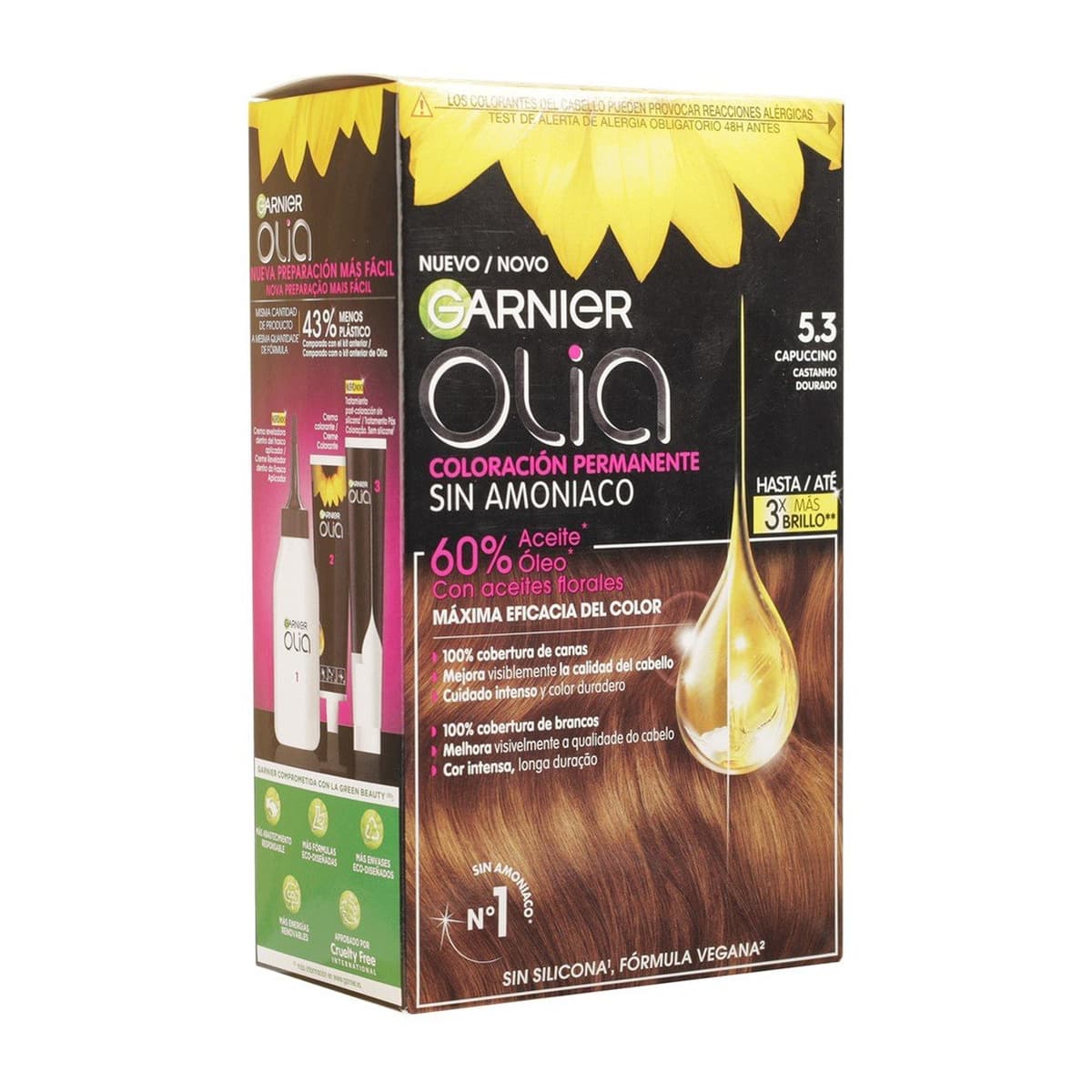 Olia Permanent Hair Dye 5.3