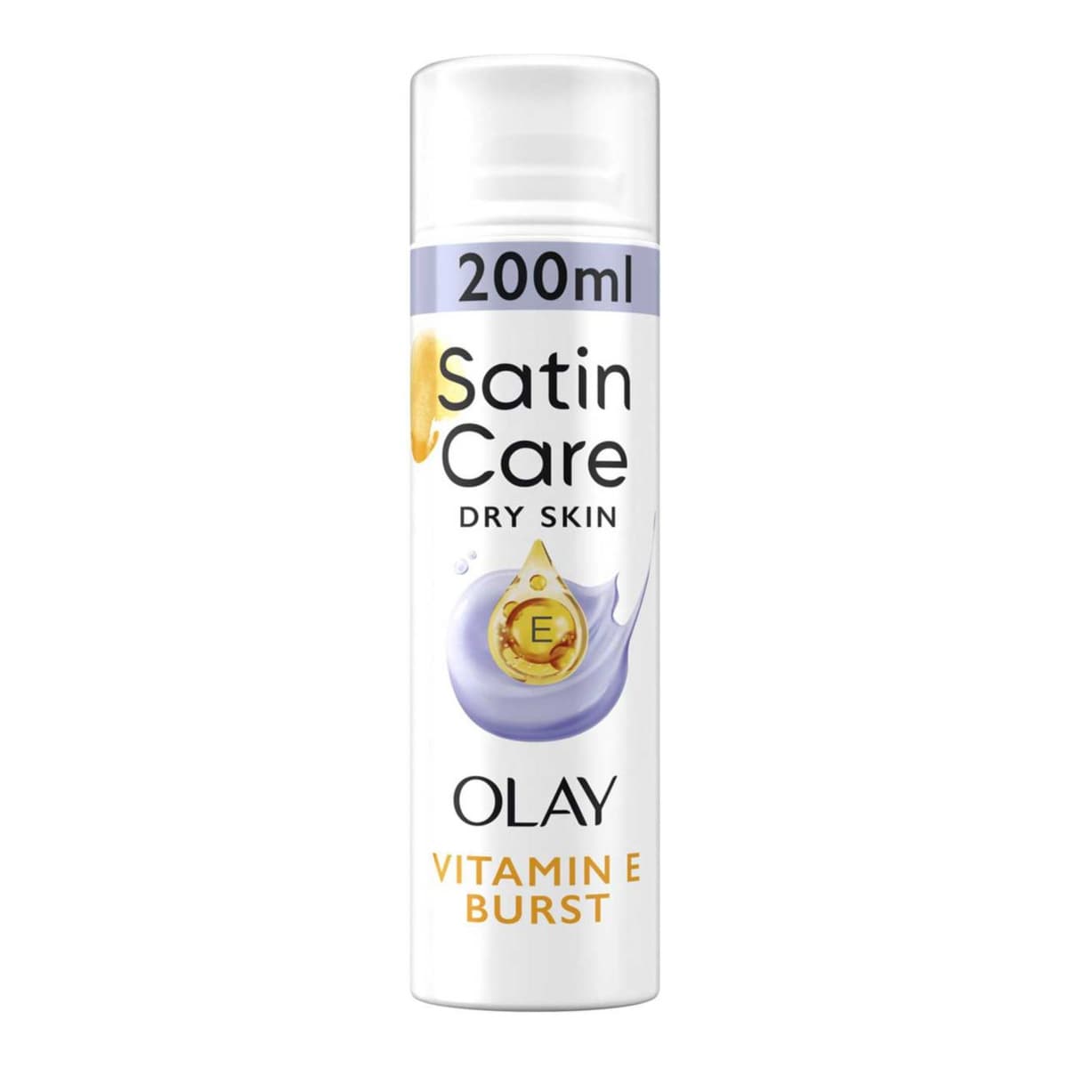 Venus Satin Care Shaving Gel for Dry Skin with Olay & Vitamin E