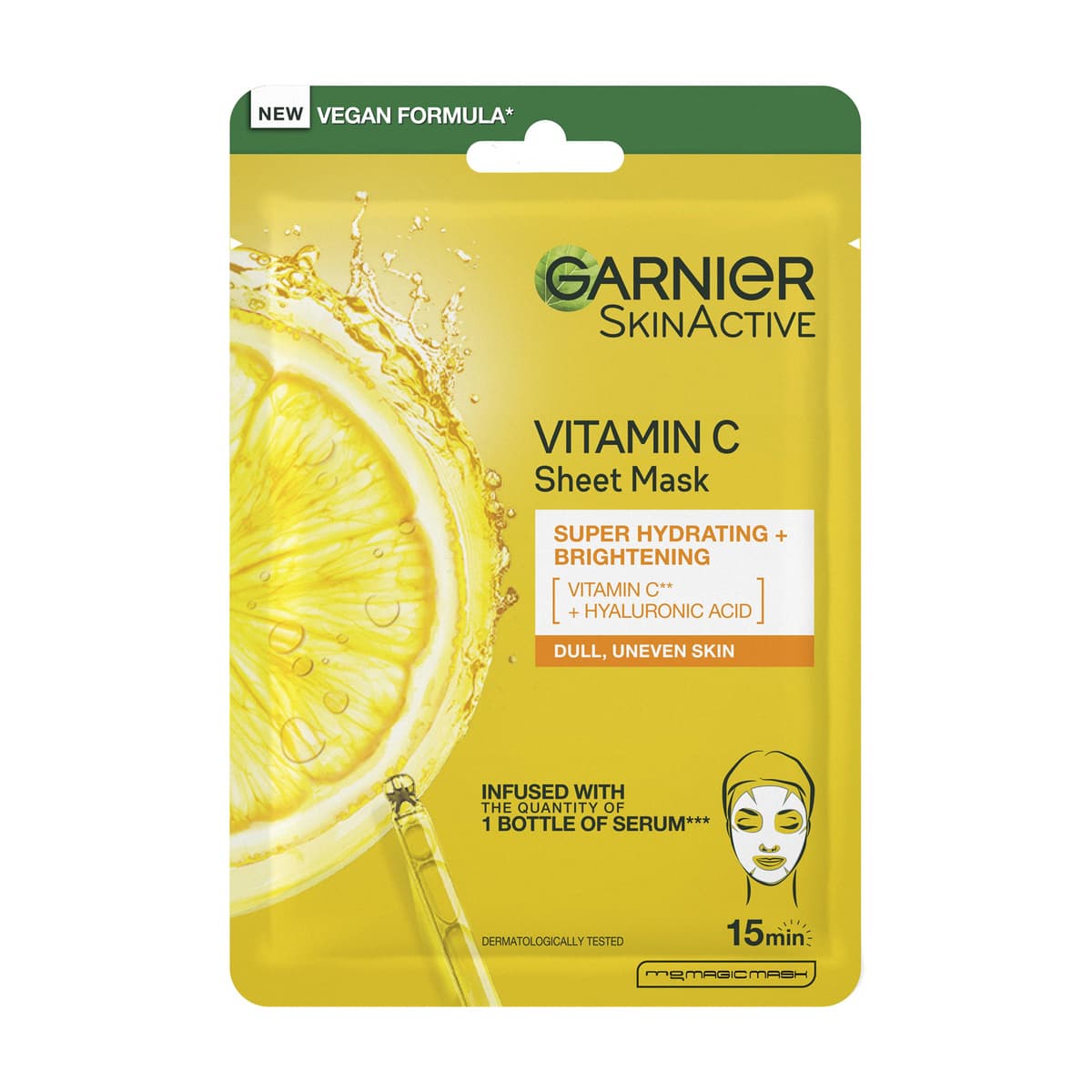 SkinActive Moisture Bomb Vitamin C Sheet Mask