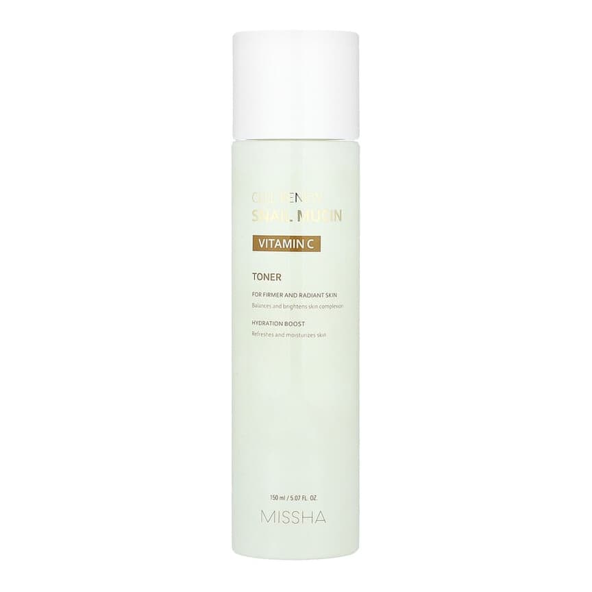 Cell Renew Snail Mucin, Vitamin C Toner