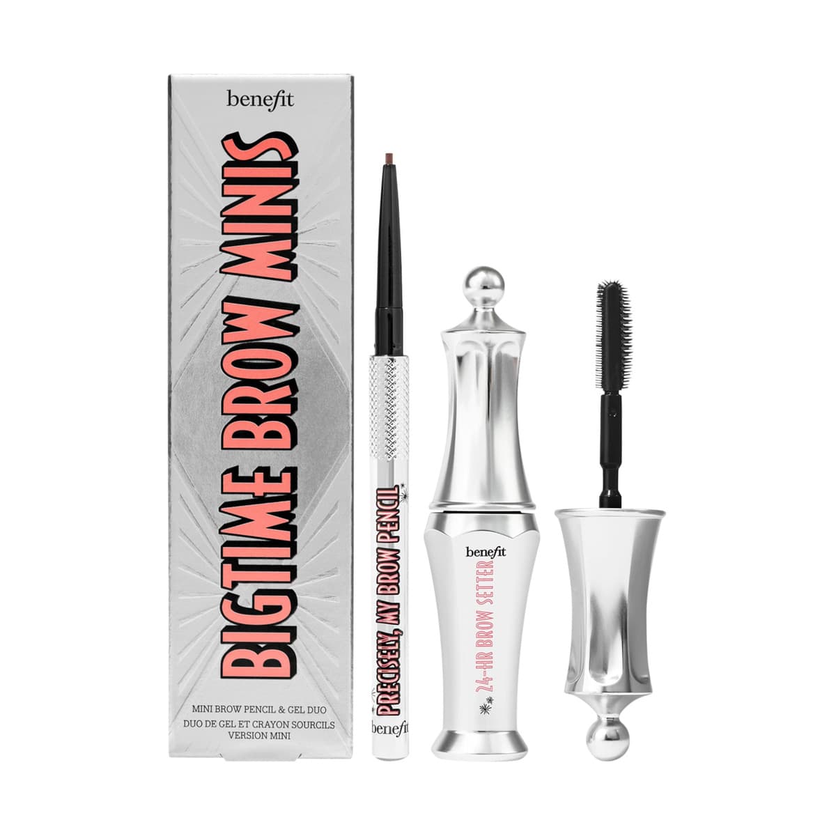 Mini Bigtime Brow Pencil and Brow Gel Set, #4.5