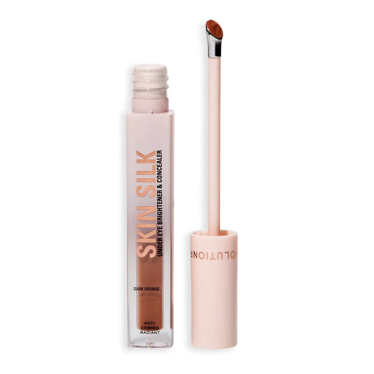 Skin Silk Serum Under Eye Brightener & Concealer, Dark Orange