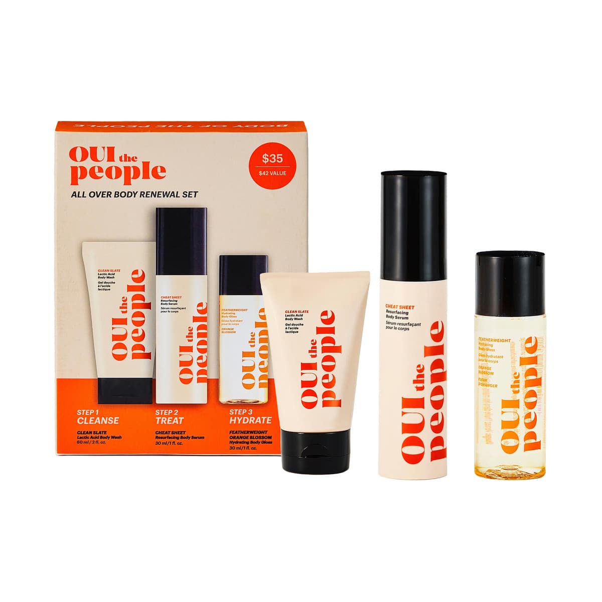 All Over Exfoliate + Smooth Body Renewal Set