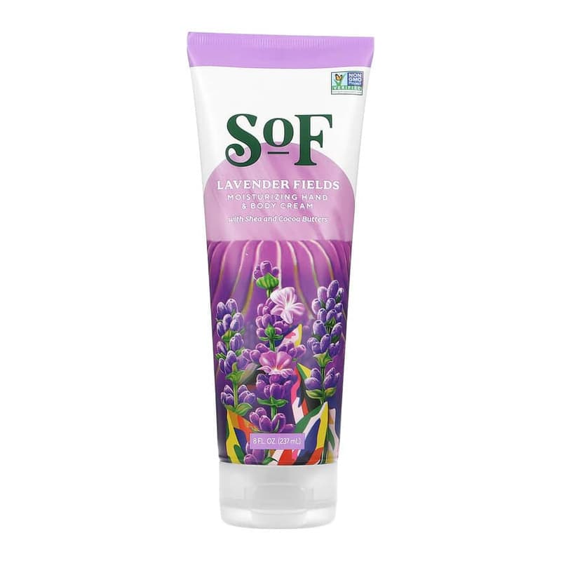Moisturizing Hand & Body Cream, Lavender Fields