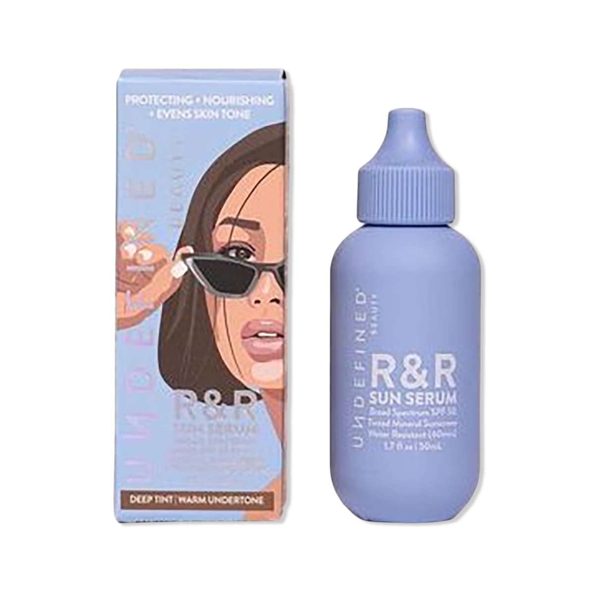 R&R Broad Spectrum SPF 50 Sun Serum, Deep