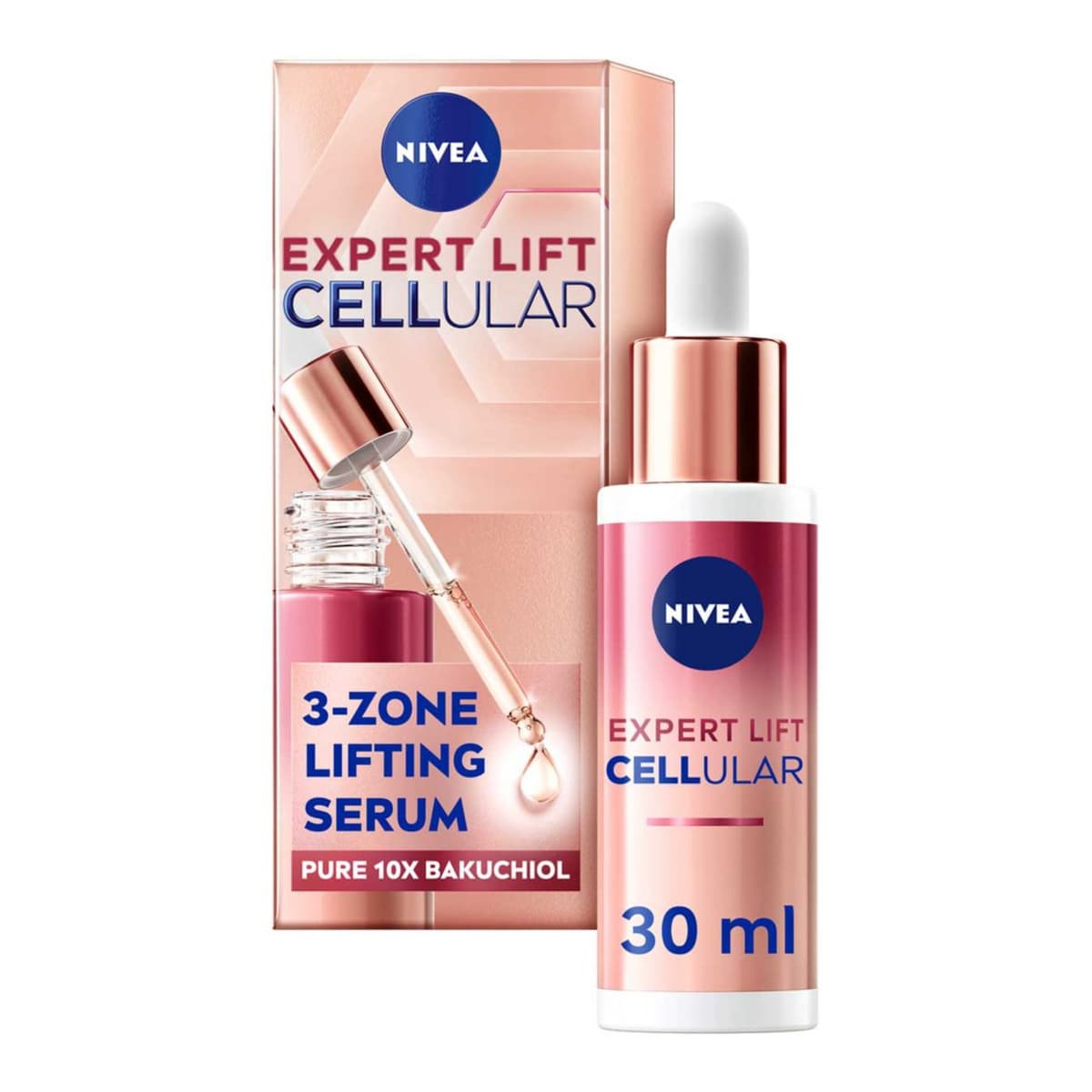 Cellular Expert Lift 3-Zone Lifting Serum with Pure Bakuchiol